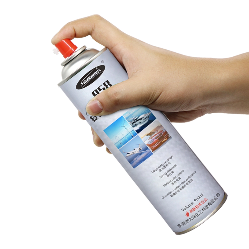 Adesivo spray multiuso per compositi per incollaggio di pannelli marini in metallo con rifiniture automatiche