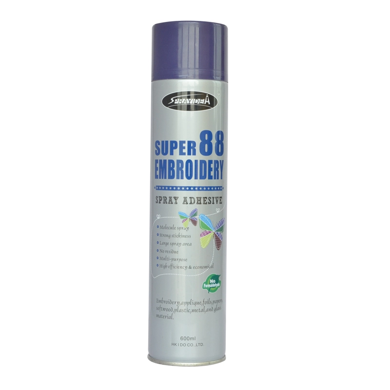 Adesivo spray per ricamo SUPER 88 ad asciugatura rapida