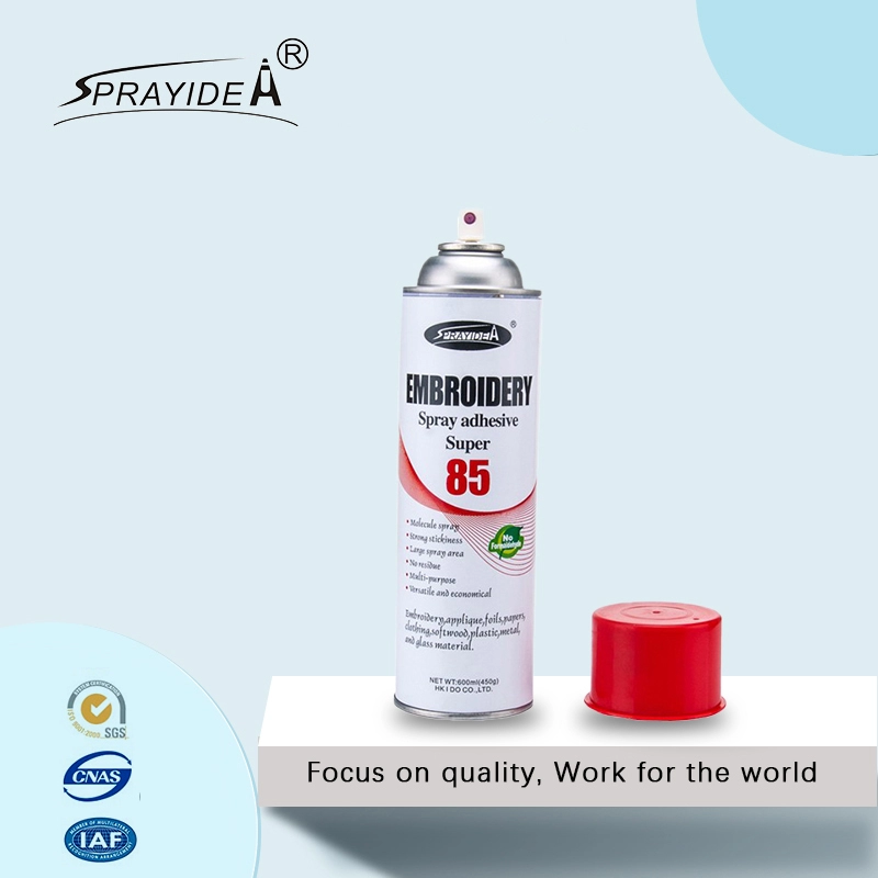 Sprayidea 85 adesivo spray per ricamo trapuntato in tessuto appiccicoso