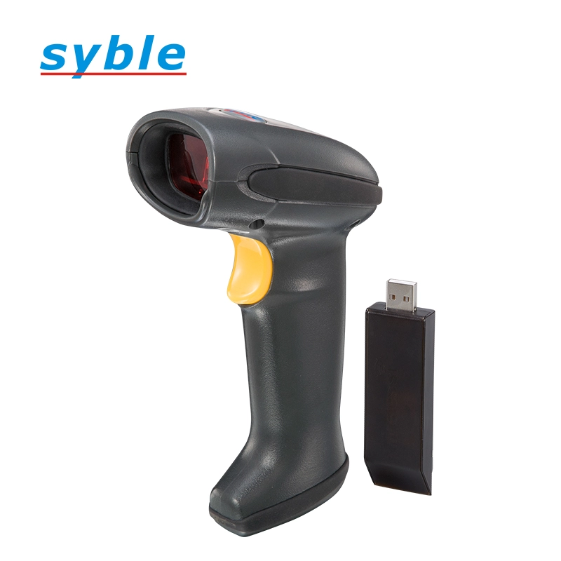 Syble ad alta sensibilità per la scansione di codici a barre con pistola per la scansione di codici a barre con ricevitore wireless