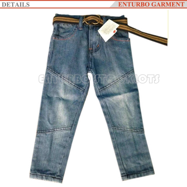 Jeans da bambino con cintura
