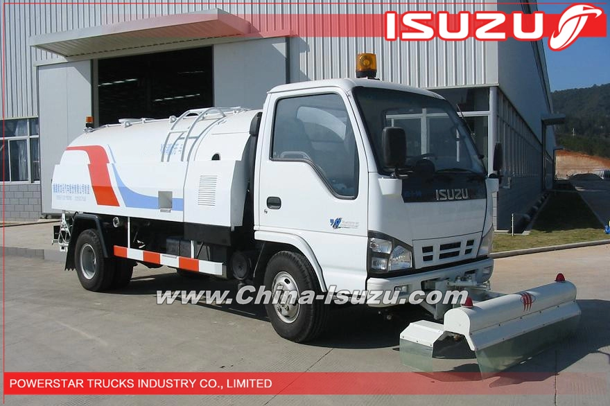 Camion ISUZU per lavaggio fognature ad alta pressione da 5000 litri