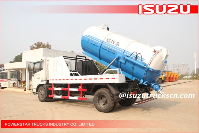 Camion aspirante a vuoto montato su camion Uganda FVR FVZ Isuzu da 14.000 litri