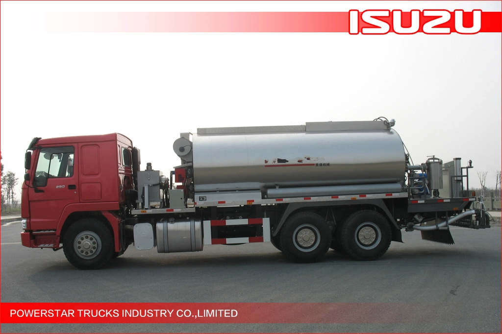12000L 6x4 ISUZU camion distributore asfalto camion distribuzione bitume