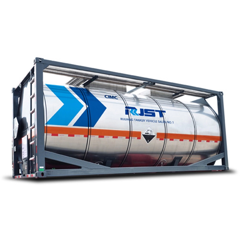 Contenitore cisterna in acciaio inossidabile da 20 piedi - Camion per liquidi CIMC RJST