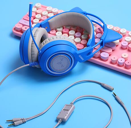 headset pink gaming