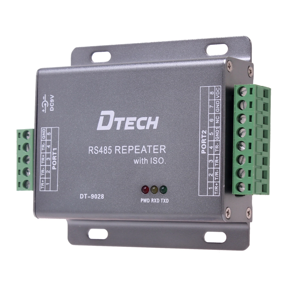 DT-9028 Convertitore di interfaccia RS232 a RS485 RS422 per protezione dai fulmini di livello industriale