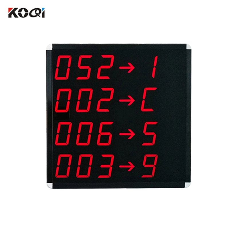 Numero di coda wireless del produttore chiamata coda di sistema gestione del display del sistema Ycall KOQI