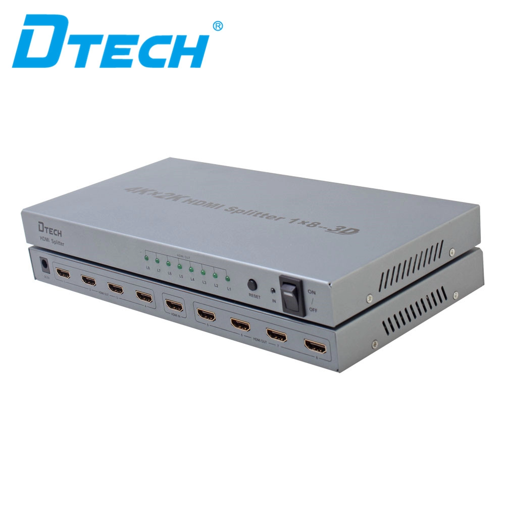 DTECH DT-7148 SPLITTER HDMI 4K DA 1 A 8