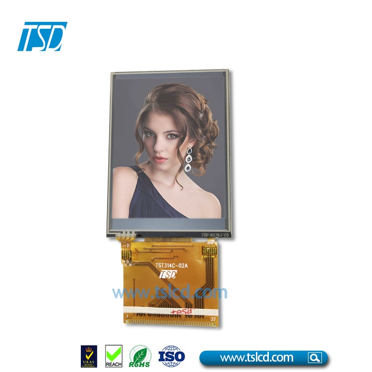 Display LCD TFT a colori 3,2 pollici 240x320 con pannello touch resistivo