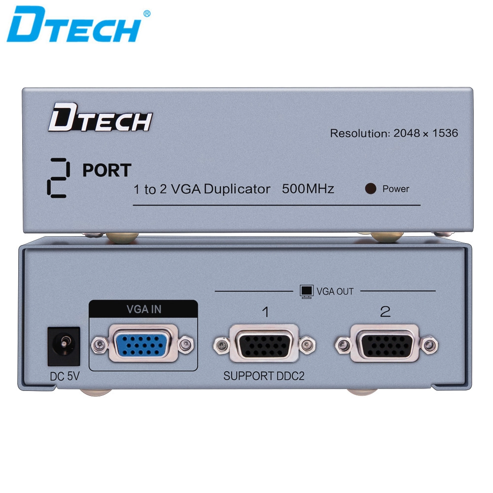 DT-7502 SPLITTER VGA 1 A 2 500 MHZ