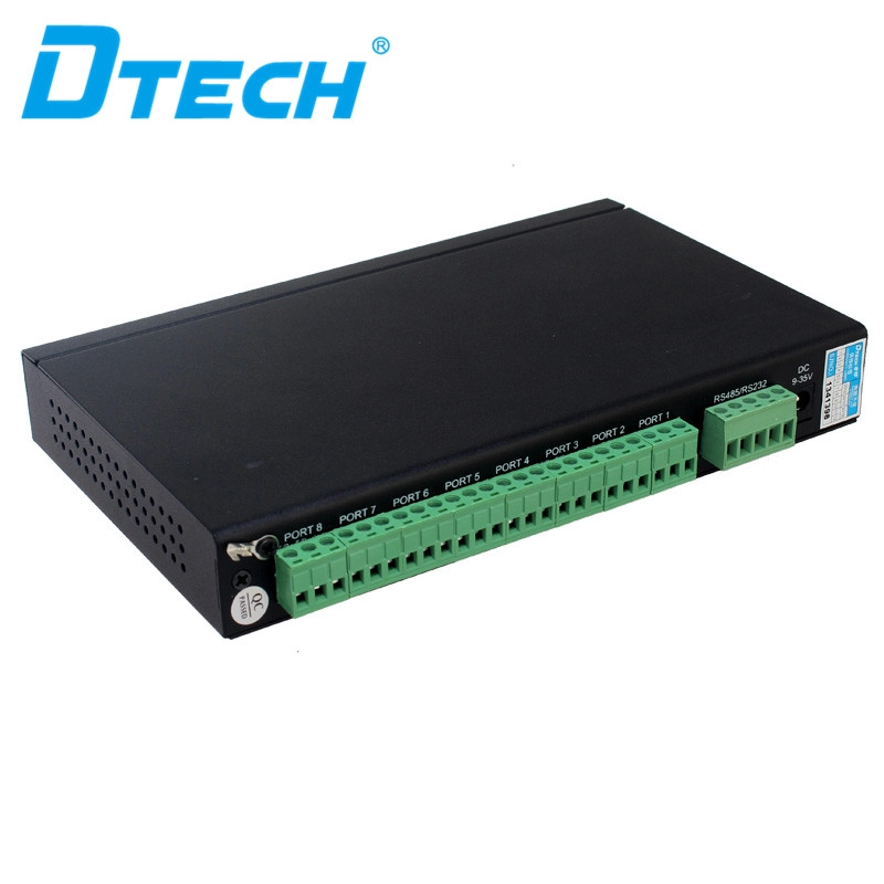 DTECH DT-9028I HUB RS485 a 8 porte di livello industriale