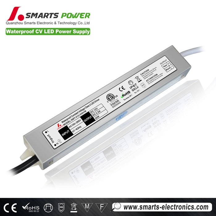 AC a DC 12V 30W Alimentatore switching LED a tensione costante