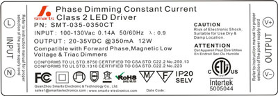 triac dimmable 350mA 