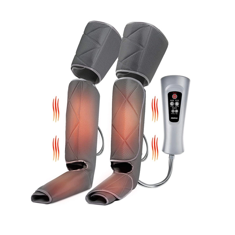 Massaggiatore a compressione d'aria per piedi, polpacci, ginocchia e gambe con riscaldamento