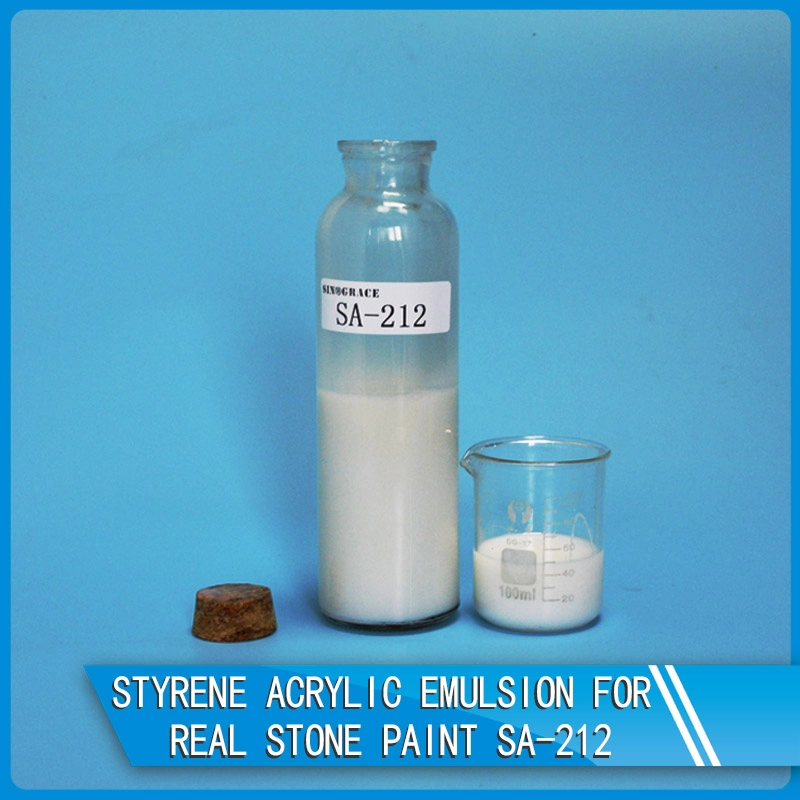 Emulsione acrilica stirene per vernice per pietra reale SA-212