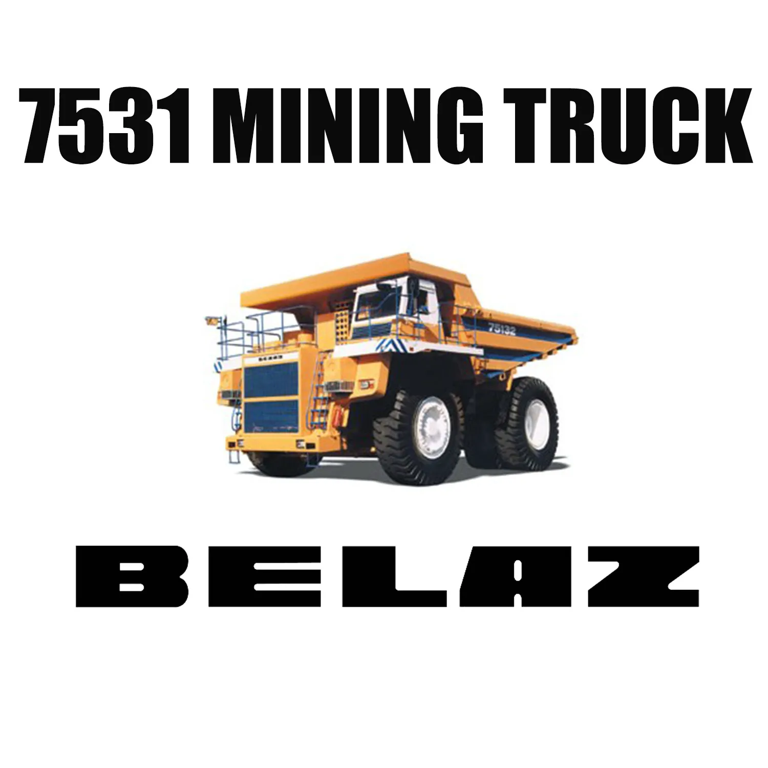 BELAZ 7531 Equipaggia con pneumatici per movimento terra da miniera LUAN 50/80R57 per le miniere