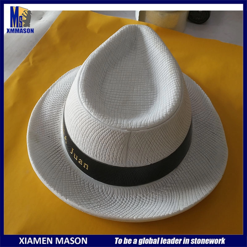 Cappello bianco intagliato personalizzato