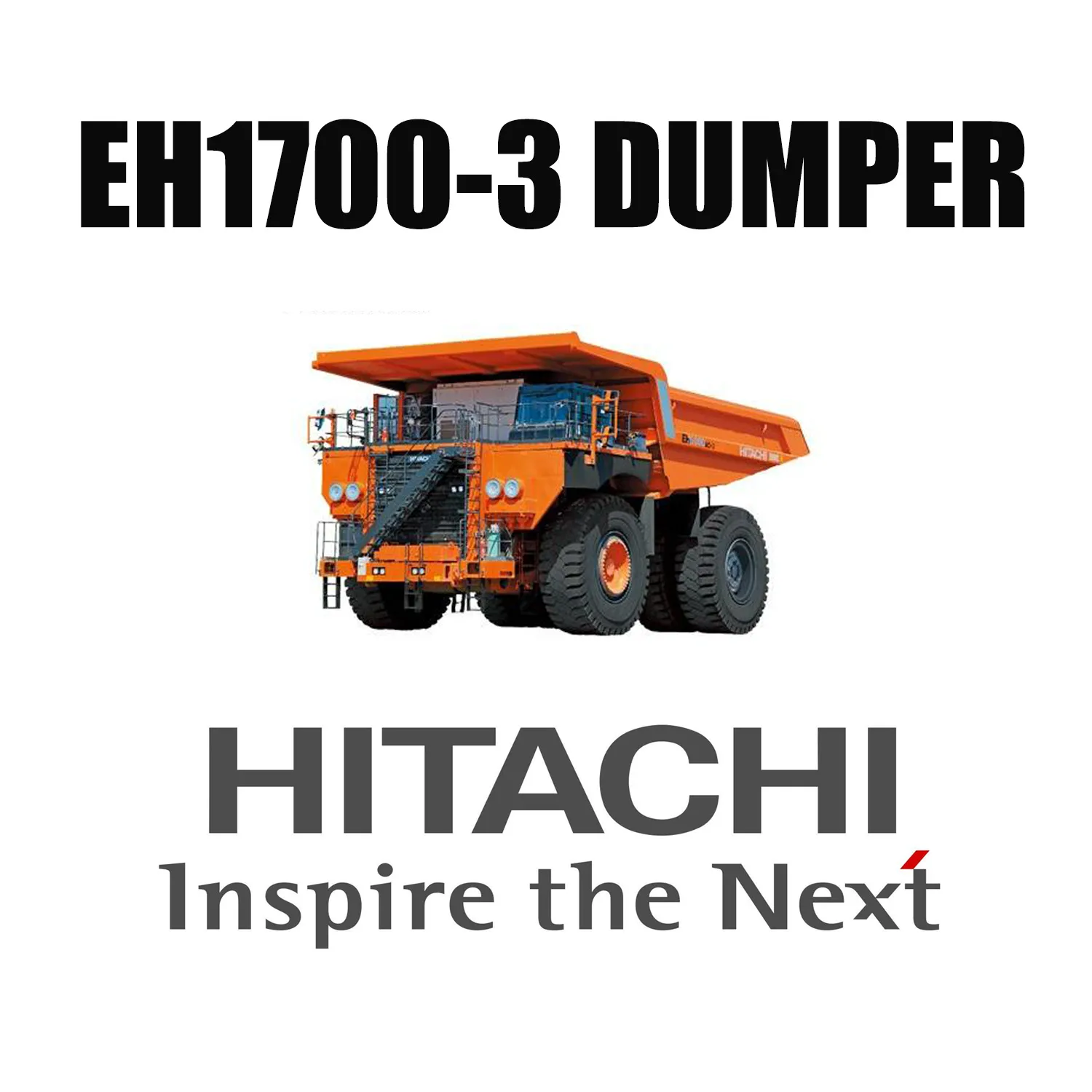 Hitachi Haul Trucks EH1700-3 equipaggiati con pneumatici Giant OTR LUAN 27.00R49