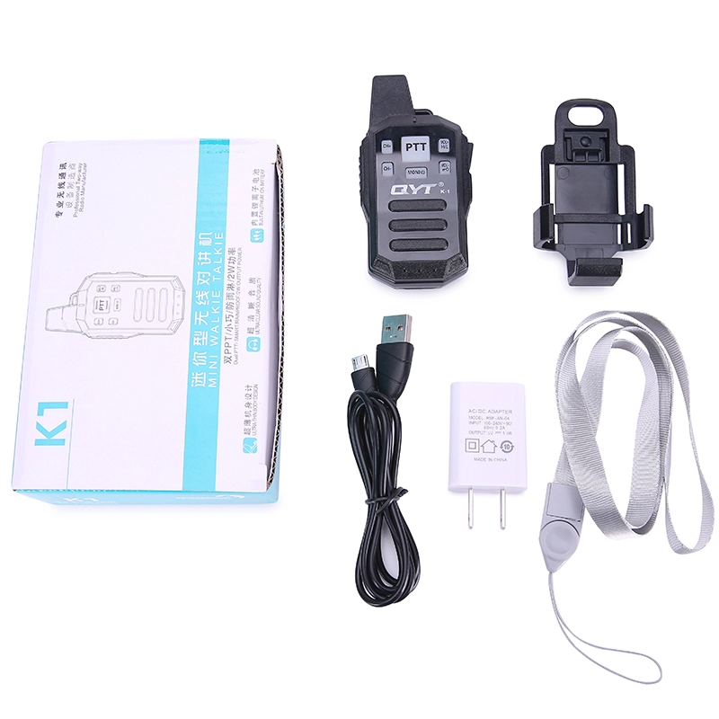 Mini UHF 2Watts IP54 walkie-talkie per bambini
