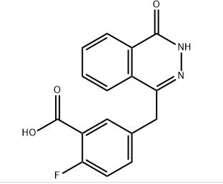 Acido 2-fluoro-5-((4-osso-3,4-diidroftalazin-1-il)metil)benzoico