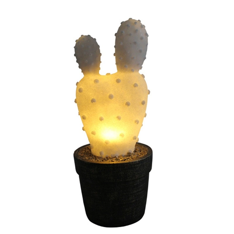 Lampade da tavolo verdi del cactus di illuminazione della famiglia della Cina