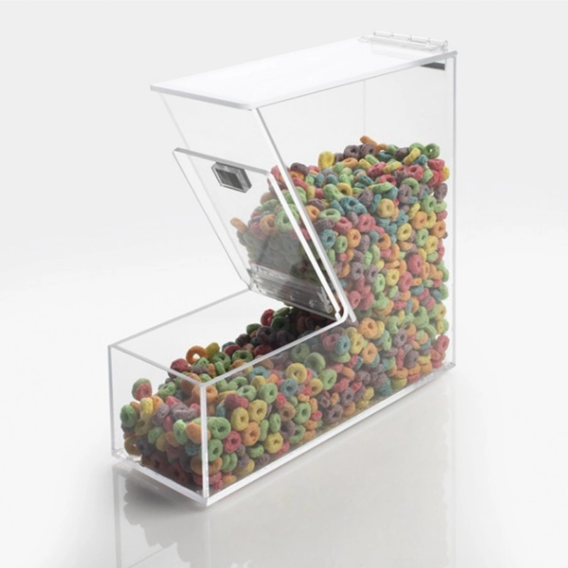 Scatola di caramelle acrilica in plastica trasparente OEM per negozio