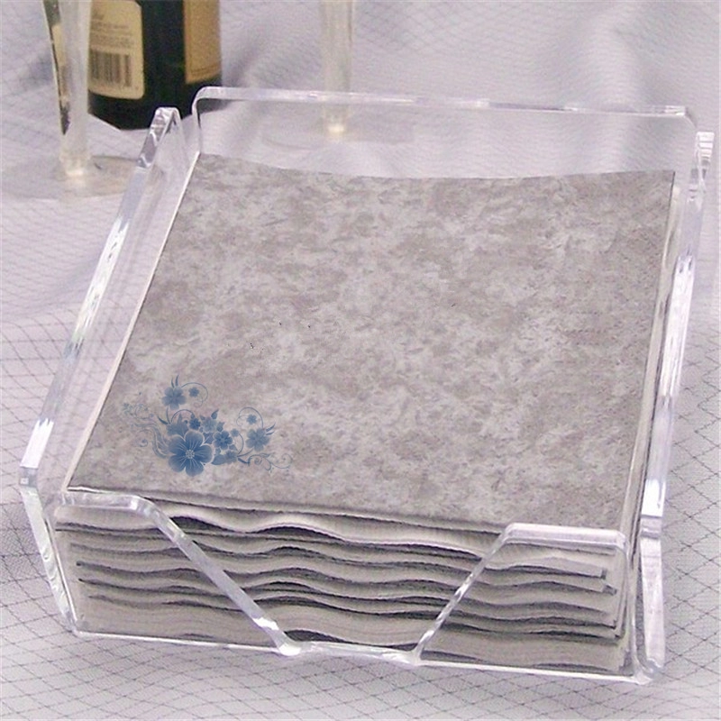 Copertura della scatola del tessuto acrilico trasparente di modo all'ingrosso