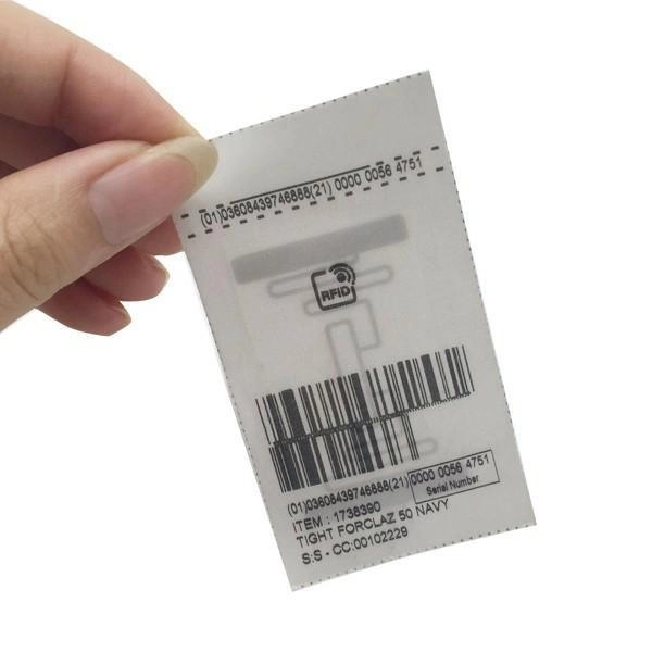 Tag/etichette in tessuto lavabile RFID Apparel per la gestione degli indumenti