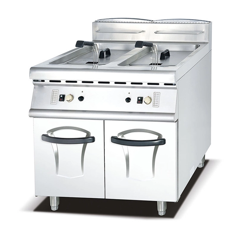 CHEERING Kitchen Equipment Friggitrice professionale a gas in acciaio inox per cucine di hotel e ristoranti