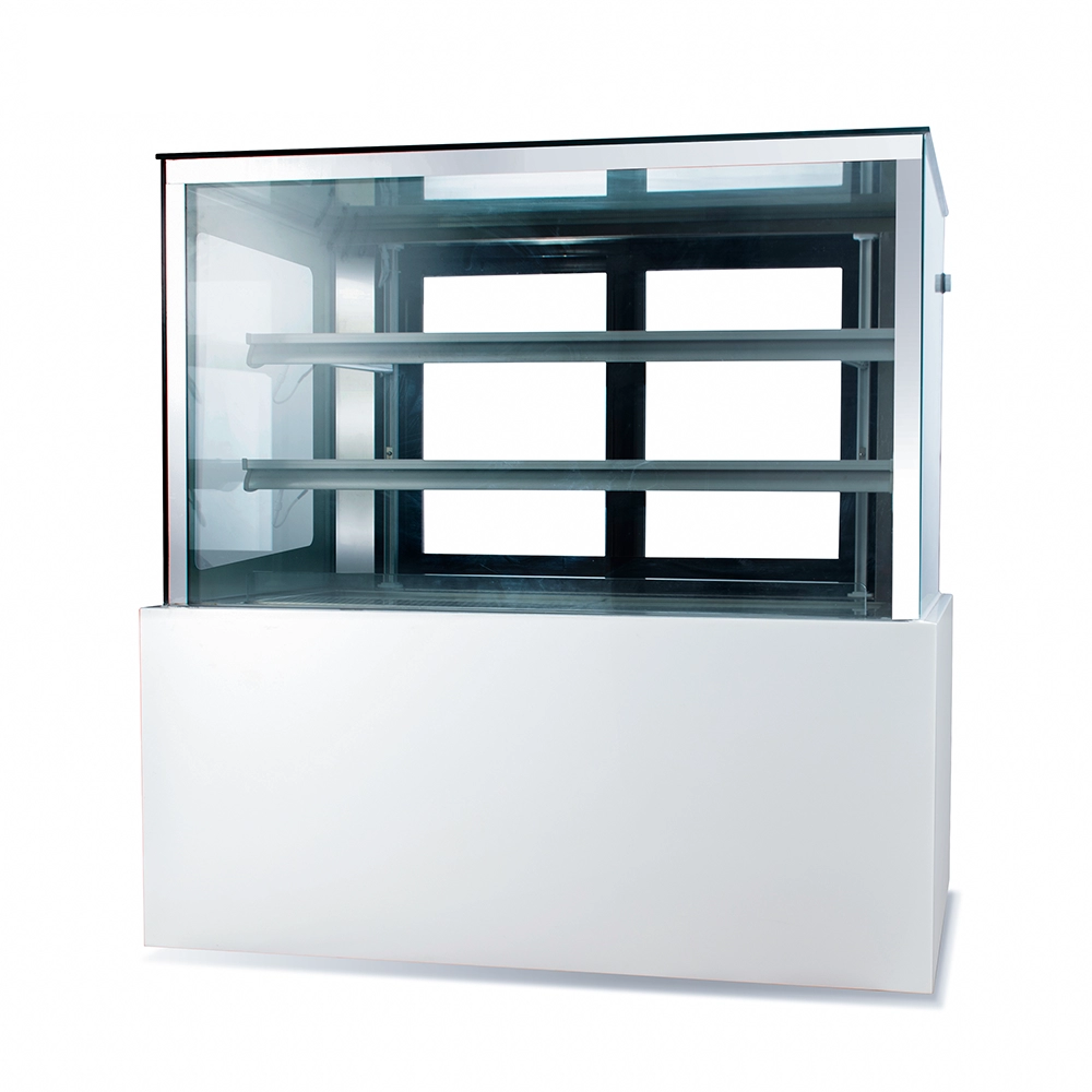 Refrigeratore giapponese per vetrine per torte in marmo bianco a tre strati