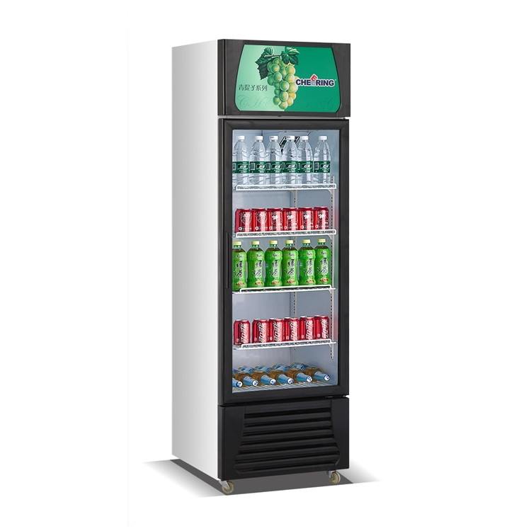 Dispositivo di raffreddamento commerciale dell'esposizione della bevanda della porta di vetro del frigorifero