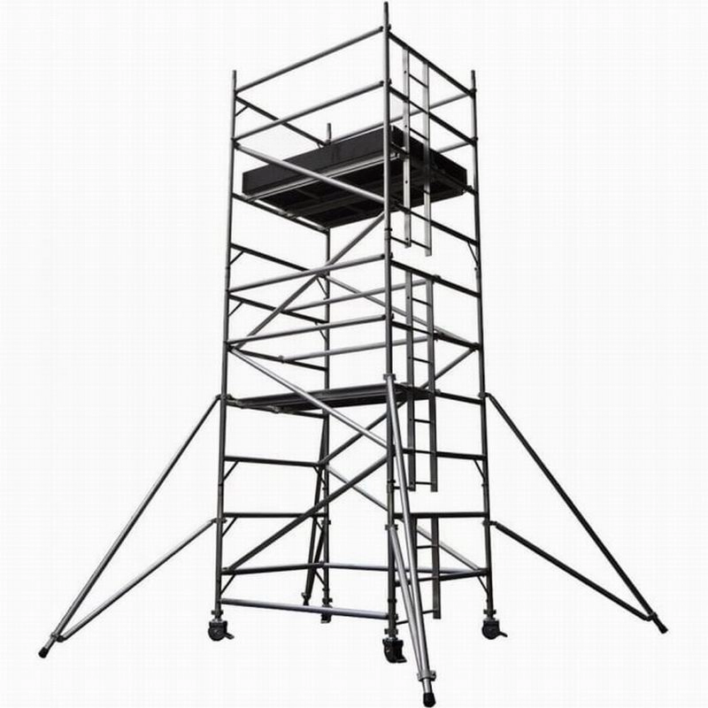 6061-T6 Torre per ponteggi mobili in alluminio