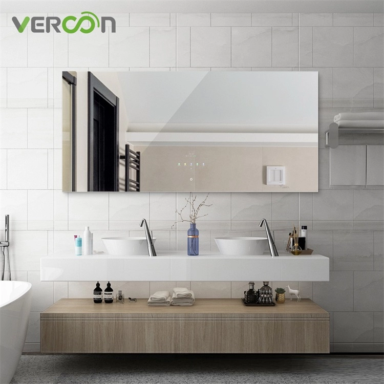 Vercon Smart Mirror Android OS 11 con specchio per bagno con TV touch screen da 10,1 pollici