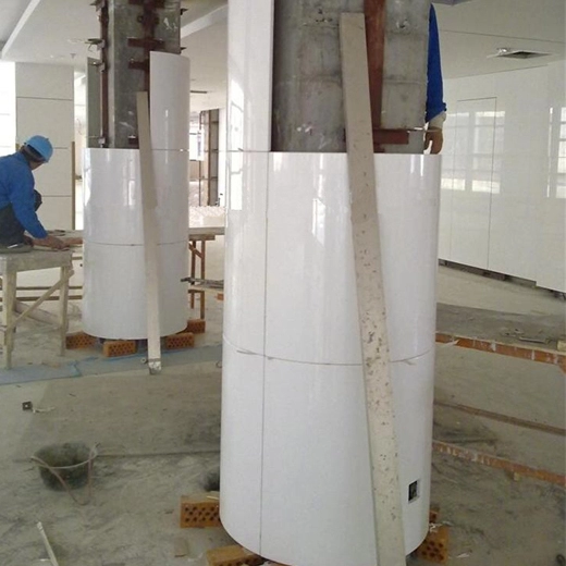 Fornitore della Cina di materiale di nanoglass di progettazione dell'arco per il fornitore della Cina delle mattonelle di rivestimento del pilastro