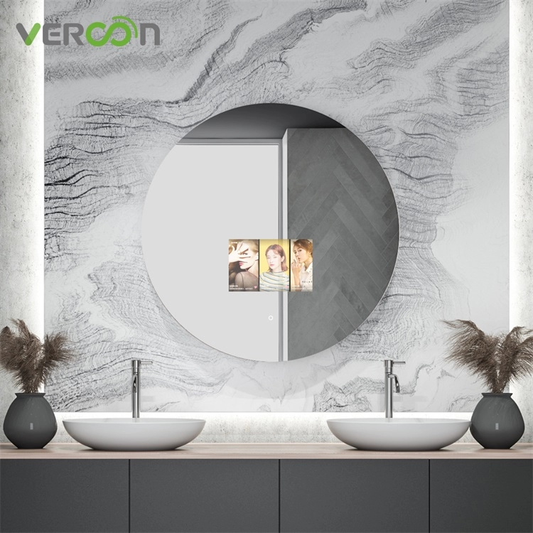 Specchio Smart Tondo Vercon con Specchio Vanity Led Light