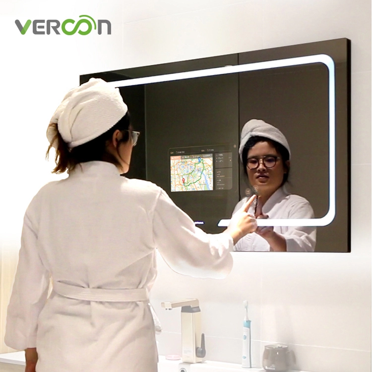 Specchio da toeletta Smart LED di grandi dimensioni Vercon S50
