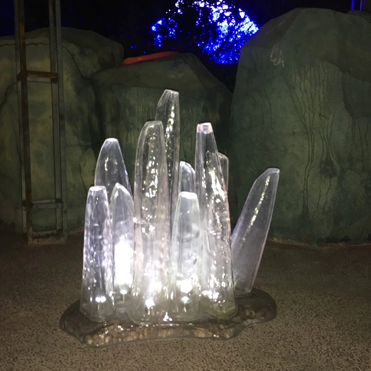 Puntelli per display iceberg trasparenti invernali