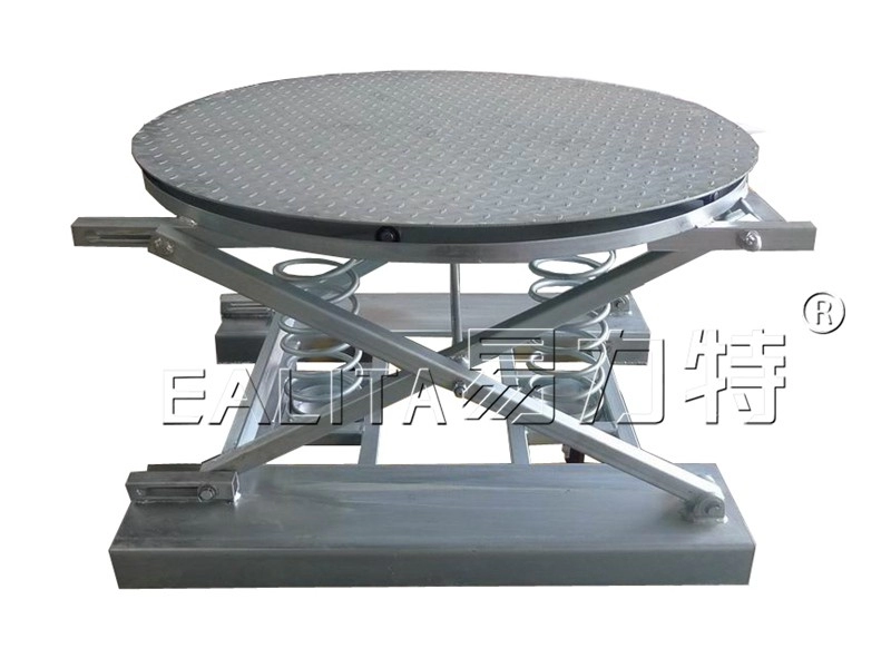 Posizionatore di pallet mobile da 1,5 tonnellate/Palift a piattaforma girevole zincata/Tavolo di carico M-EAPL1.5