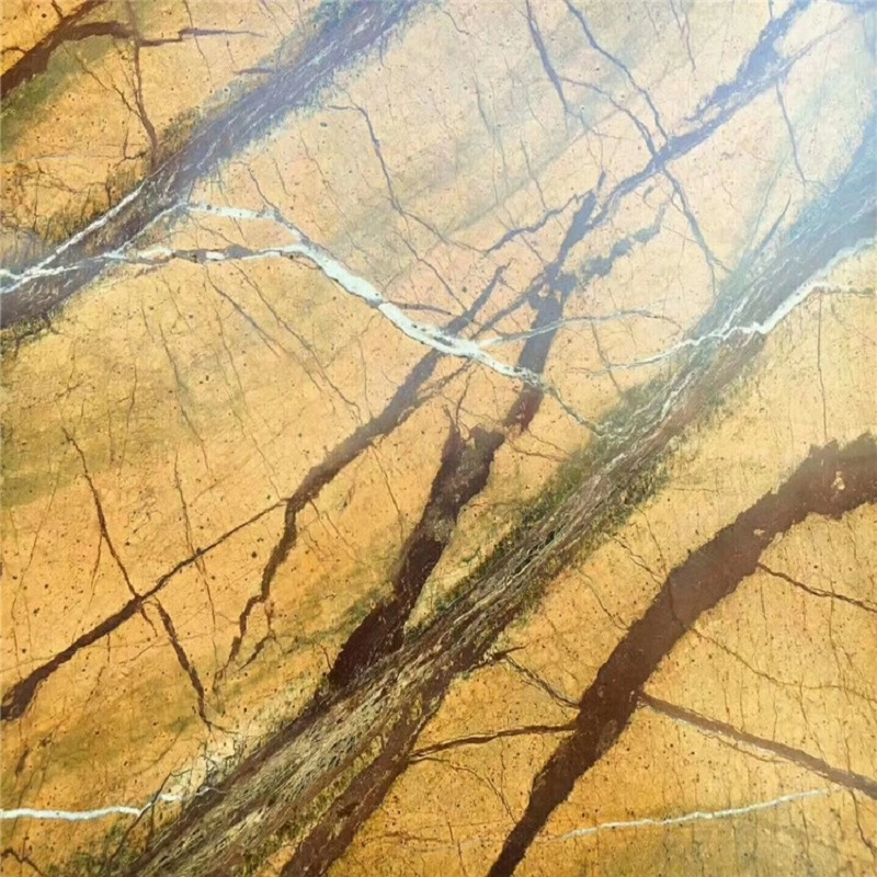 Piastrelle in marmo marrone della foresta pluviale dell'India