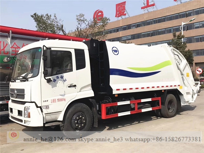 Camion compattatore per rifiuti autodumping DongFeng 14m³