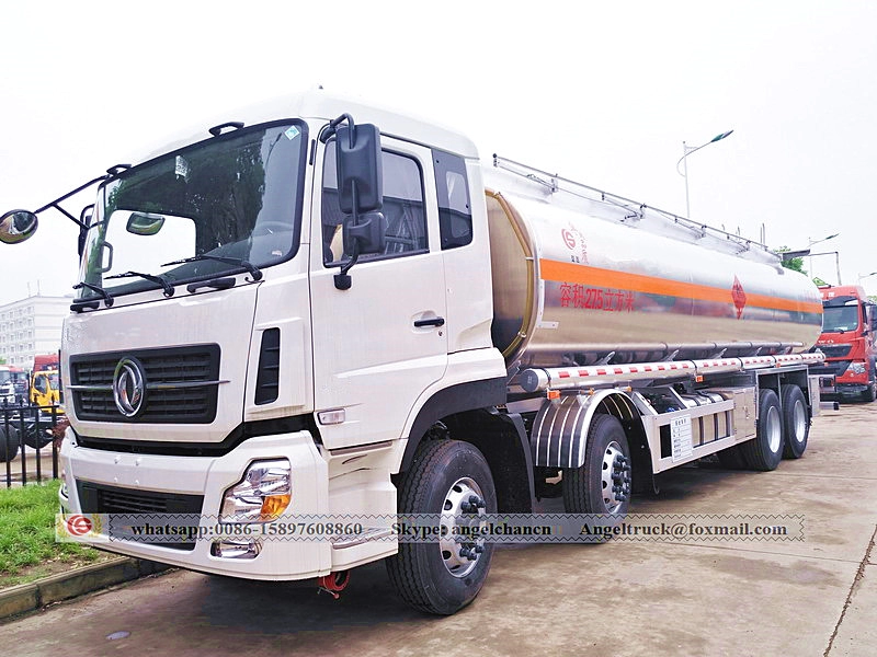 Dongfeng 8x4 camion benzina in lega di alluminio 27500 litri