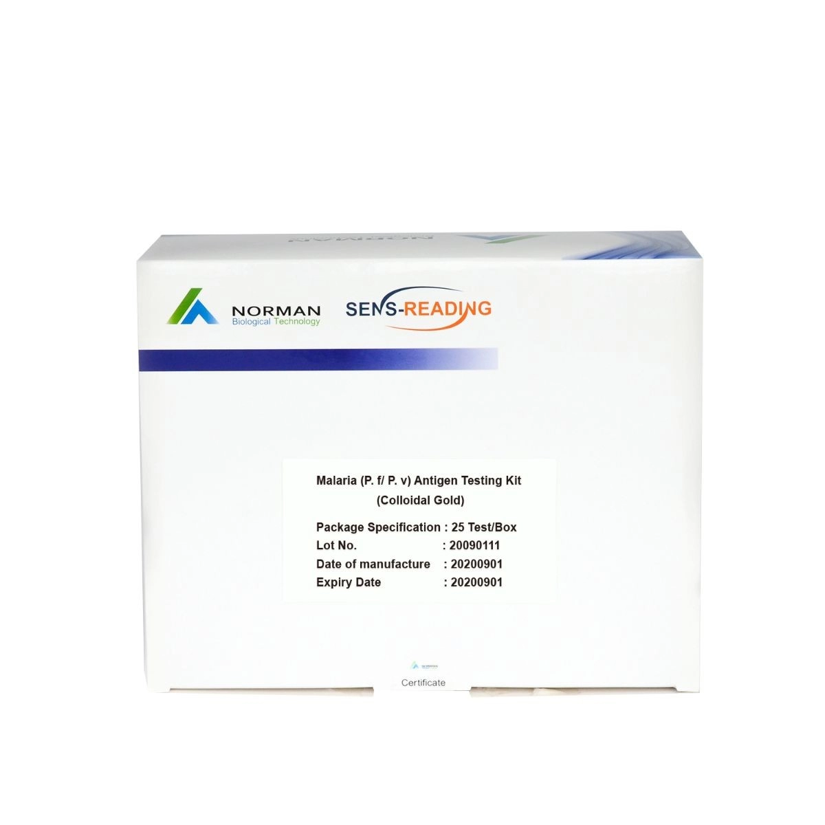 Malaria (P. f P. v) Kit per il test dell'antigene