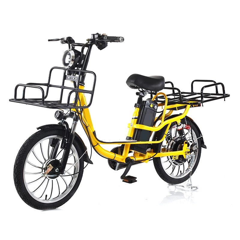 Bici elettrica per consegna pizza fast food a lungo raggio con motore 400w 48v