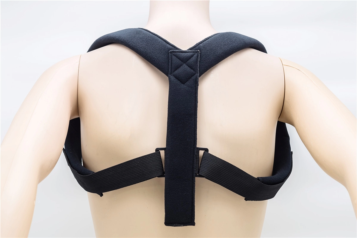 Supporto per clavicola regolabile Bretelle per cintura della clavicola della parte superiore della colonna vertebrale per correttore posturale