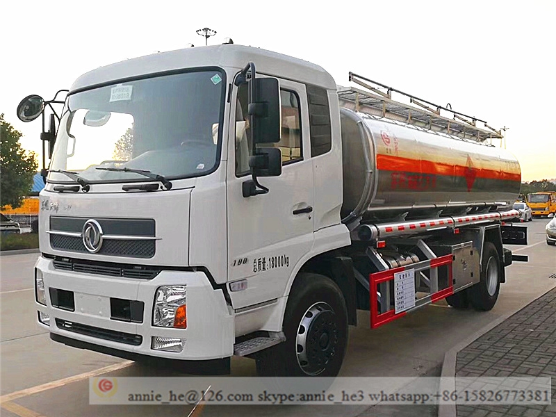 Camion cisterna per carburante leggero in lega di alluminio da 4.000 galloni