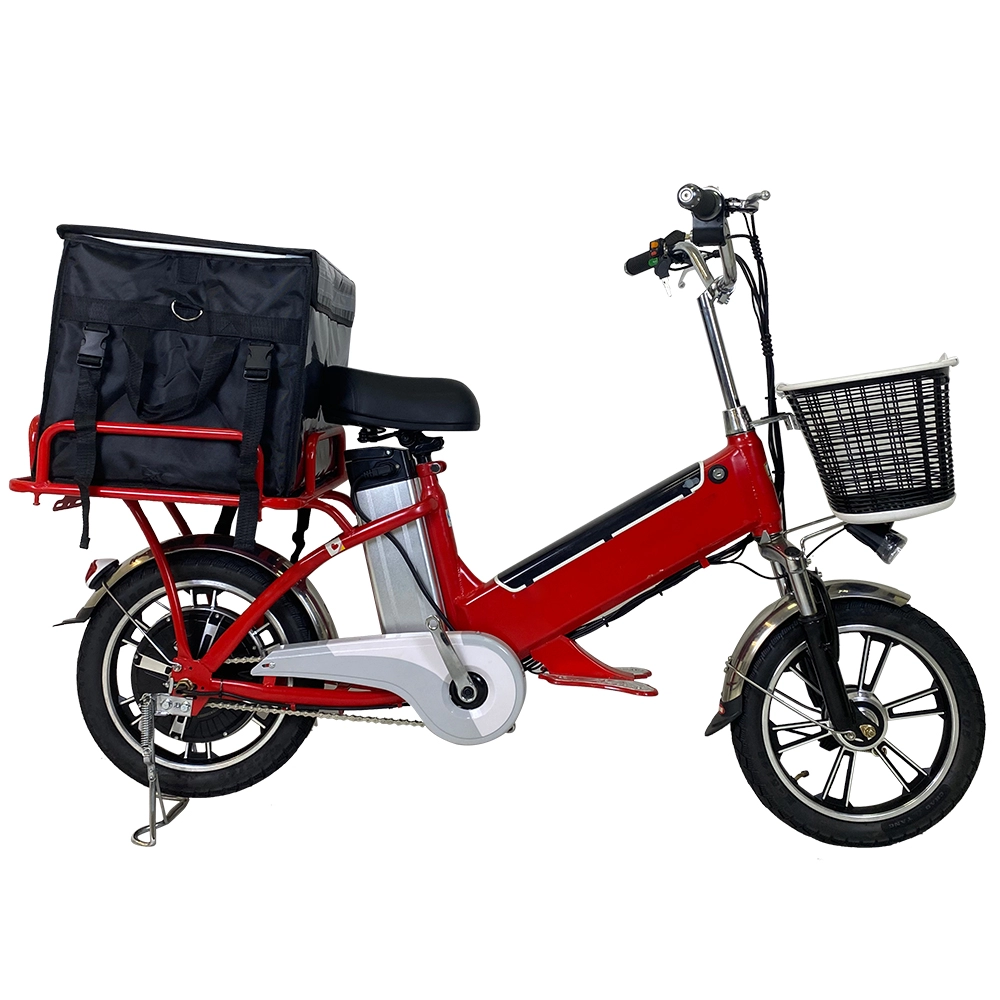 Bici elettrica per consegna di cibo a lungo raggio con batteria al litio da 48 V 350 W