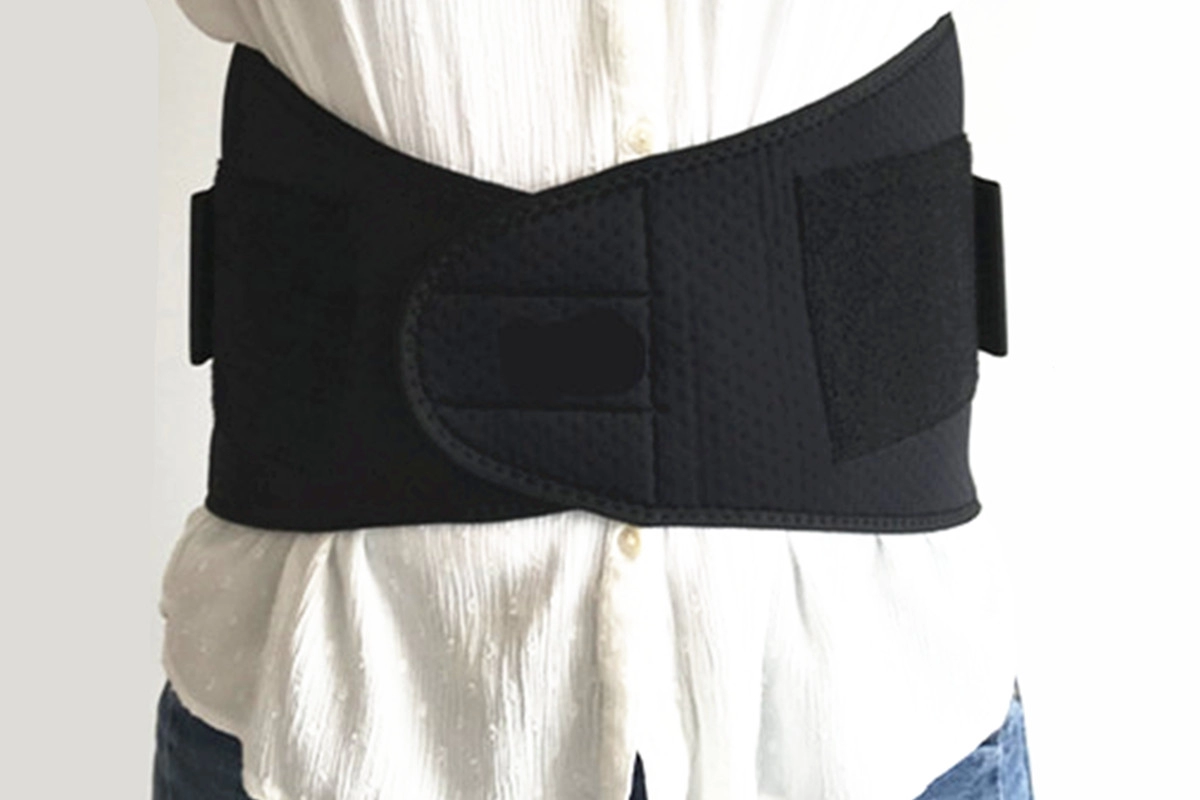 Cintura in vita con supporto per la parte inferiore della colonna vertebrale per tutore lombare con stecche