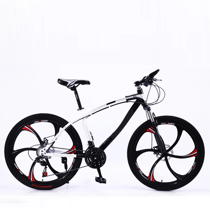 Bicicletta da mountain bike per pneumatici ad alta velocità in acciaio ad alto tenore di carbonio 24 26 pollici 21 ingranaggi