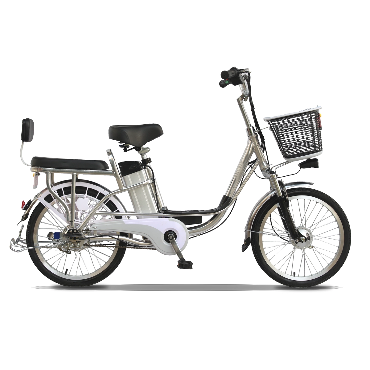 Ciclo di consegna di cibo elettrico da 350 W Cargo City Road E Bikes Ebike Bicycles